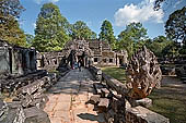 Banteay Kdei temple - east gopura III approached from west.